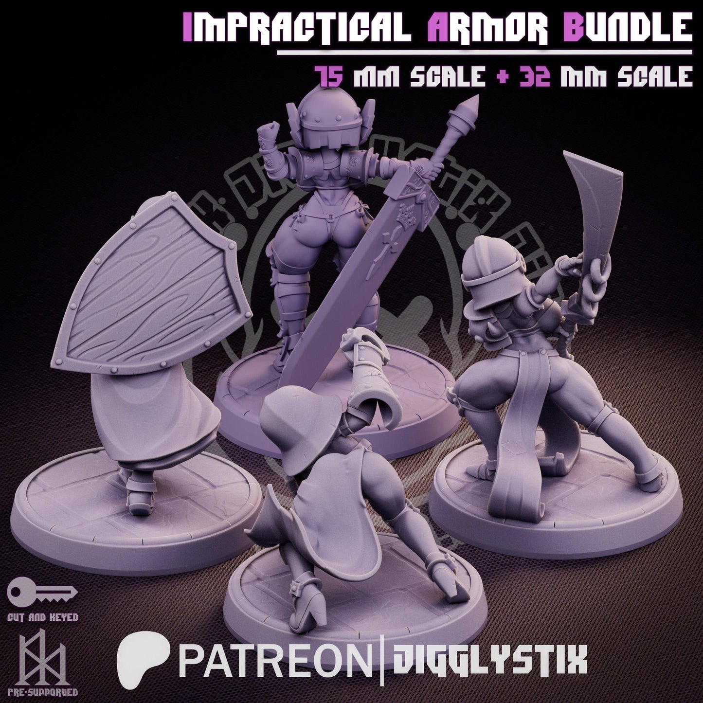 Impractical Armor Bundle  by Jigglystix Pin Up Factory