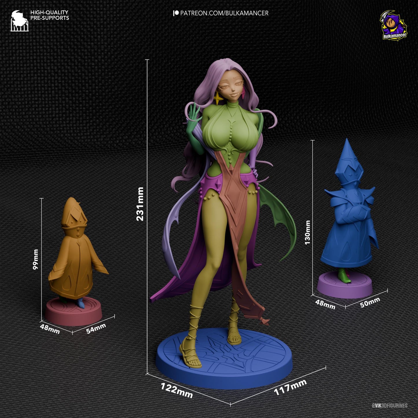 Boobamancer Statue Model Kit by Bulkamancer Sculpts