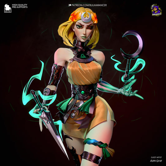 Underworld Princess Statue Model Kit by Bulkamancer Sculpts
