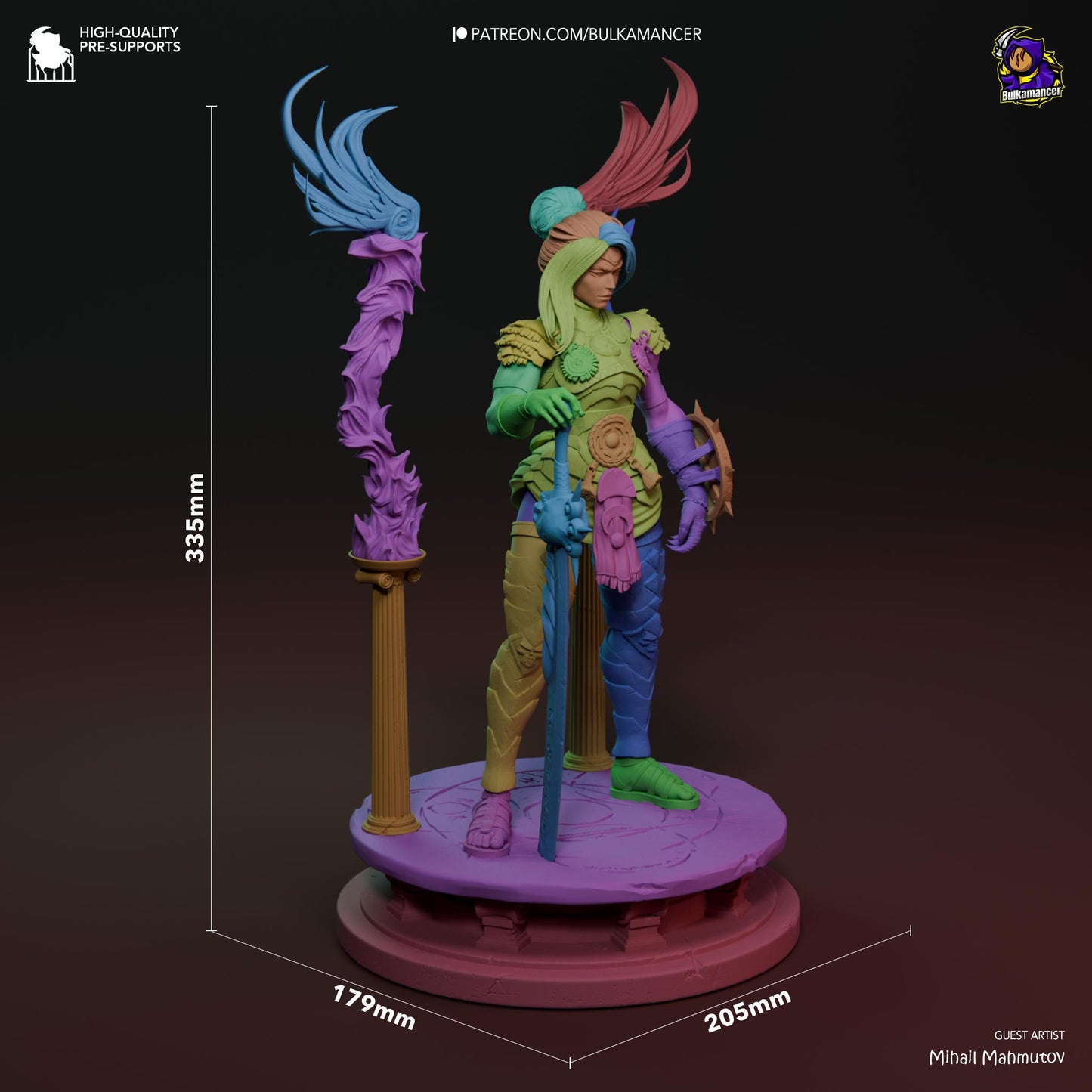 Retribution Incarnate Statue Model Kit by Bulkamancer Sculpts