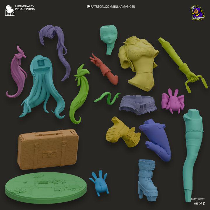 Prodigal Mercenary Statue Model Kit by Bulkamancer Sculpts