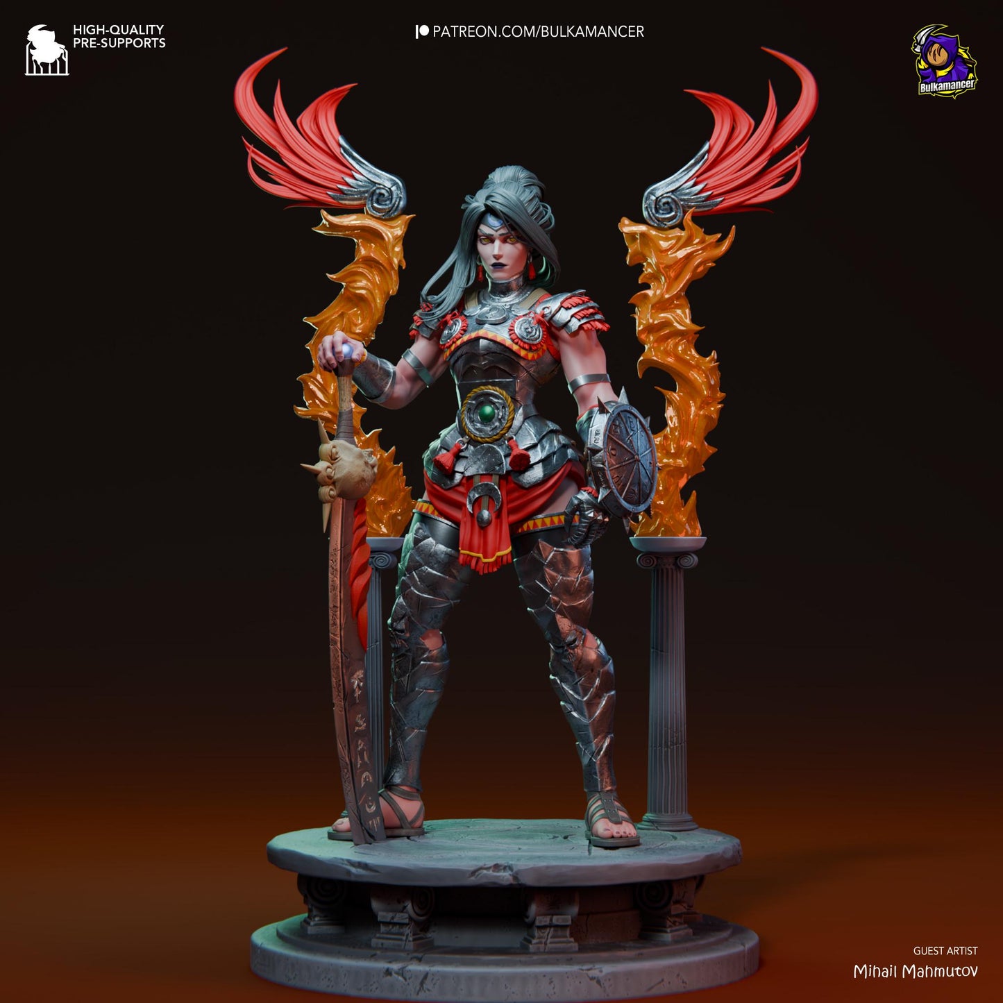 Retribution Incarnate Statue Model Kit by Bulkamancer Sculpts
