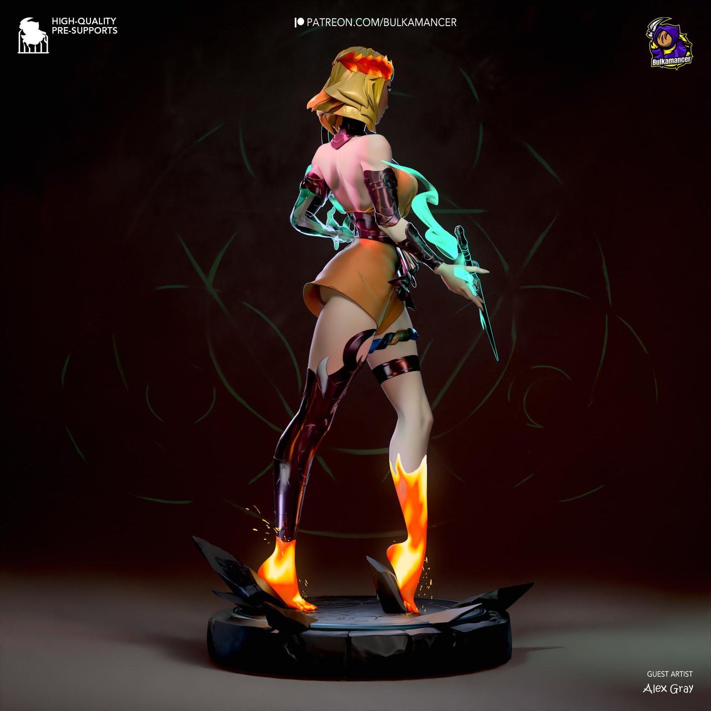 Underworld Princess Statue Model Kit by Bulkamancer Sculpts