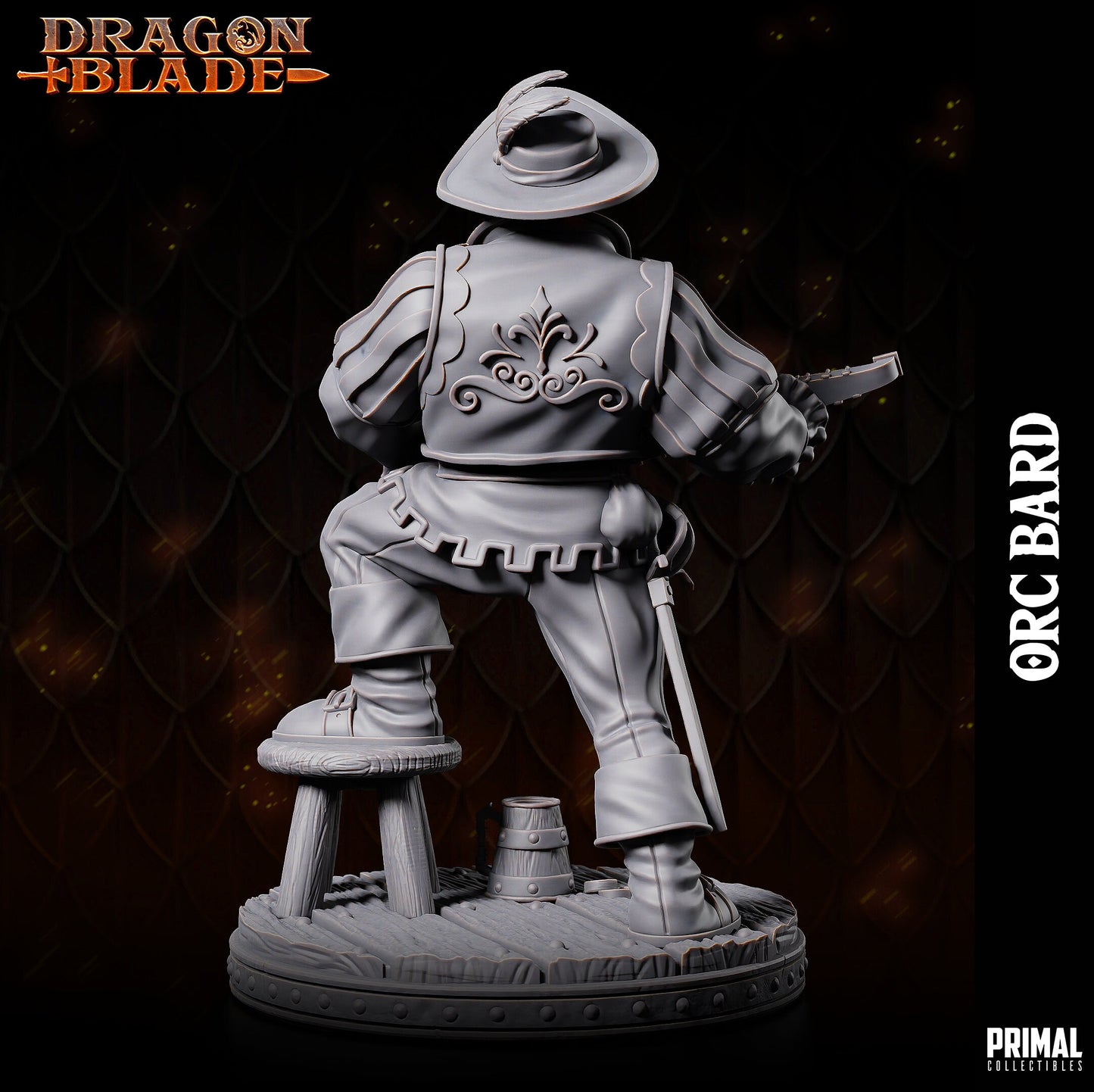 Orc Bard by Primal Collectibles Miniatures