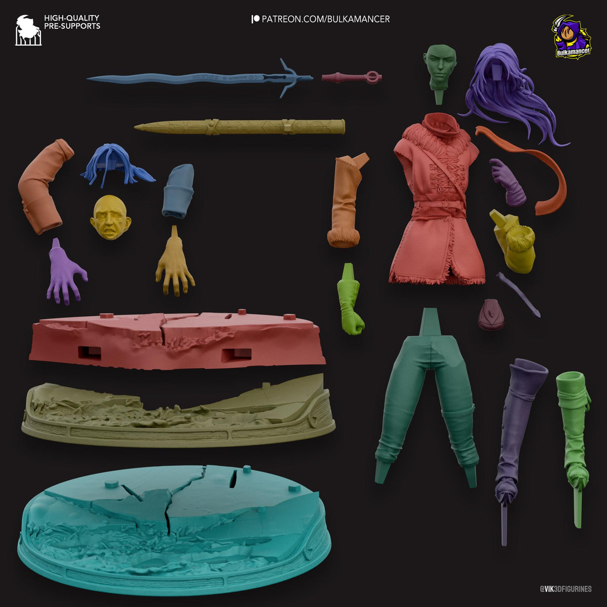 Destiny Miniatures Child of Destiny Statue Model Kit by Bulkamancer Sculpts – Mcgavin ...