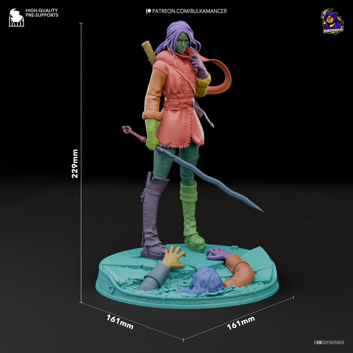 Child of Destiny Statue Model Kit by Bulkamancer Sculpts