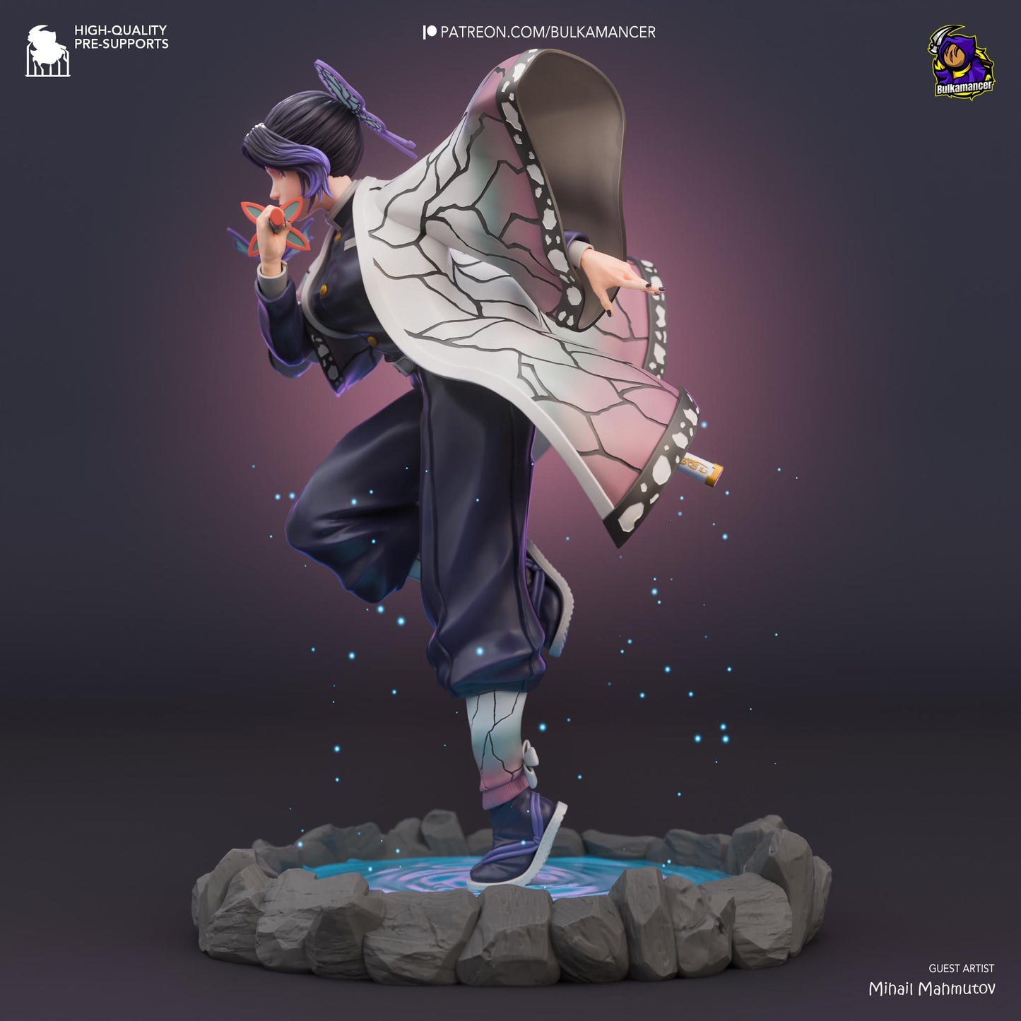 Venomous Butterfly Statue Model Kit by Bulkamancer Sculpts