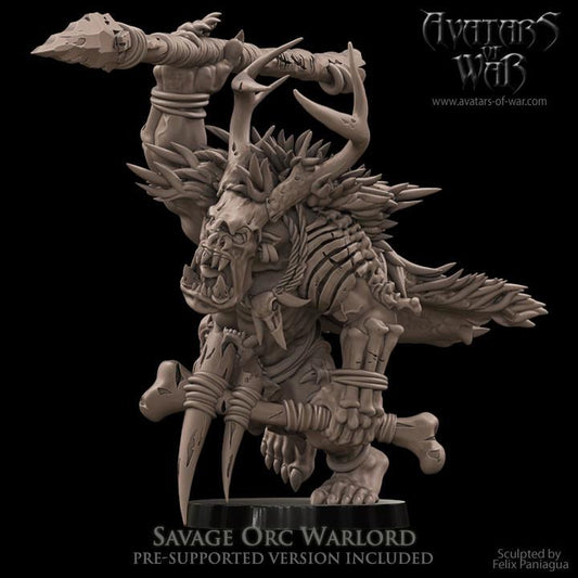 Savage Orc Warlord by Avatars of War Miniatures