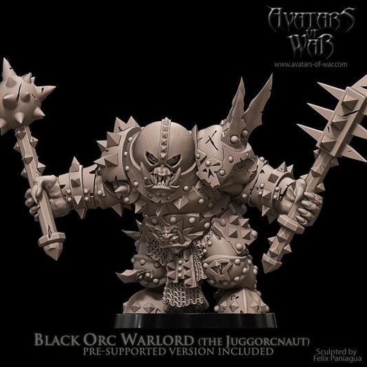 Black Orc Warlord (the Juggorcnaut) by Avatars of War Miniatures