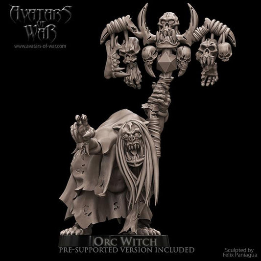 Orc Witch by Avatars of War Miniatures