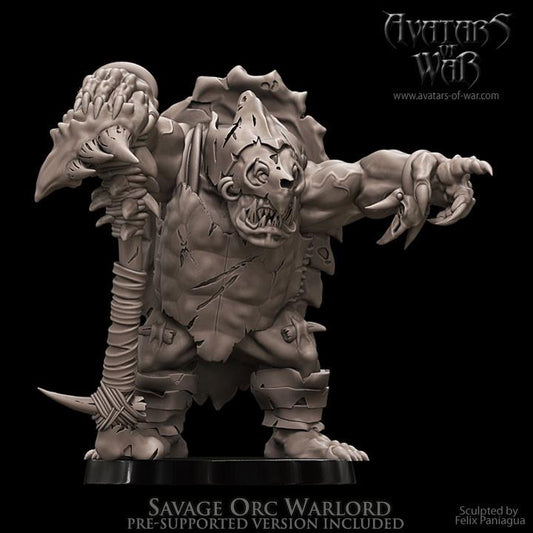 Savage Orc Warlord by Avatars of War Miniatures