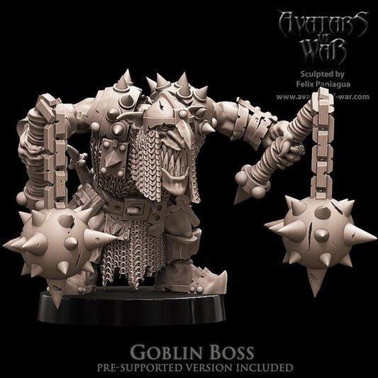 Goblin Boss  by Avatars of War Miniatures