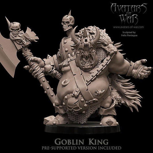 Goblin King  by Avatars of War Miniatures