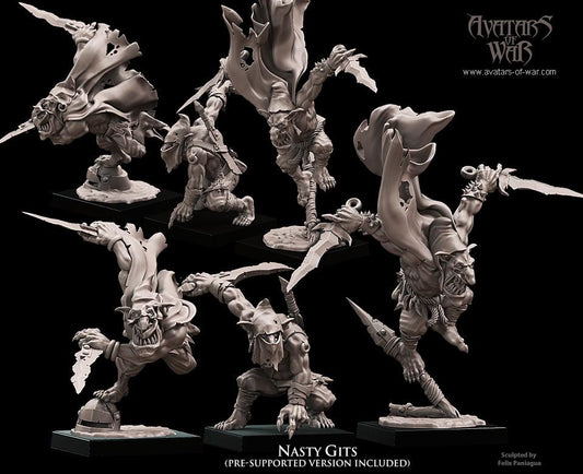Goblin Sneaky Gitz by Avatars of War Miniatures