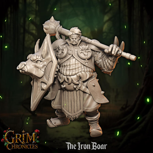 The Iron Boar from "Grim Chronicles" by Great Grimoire Miniatures