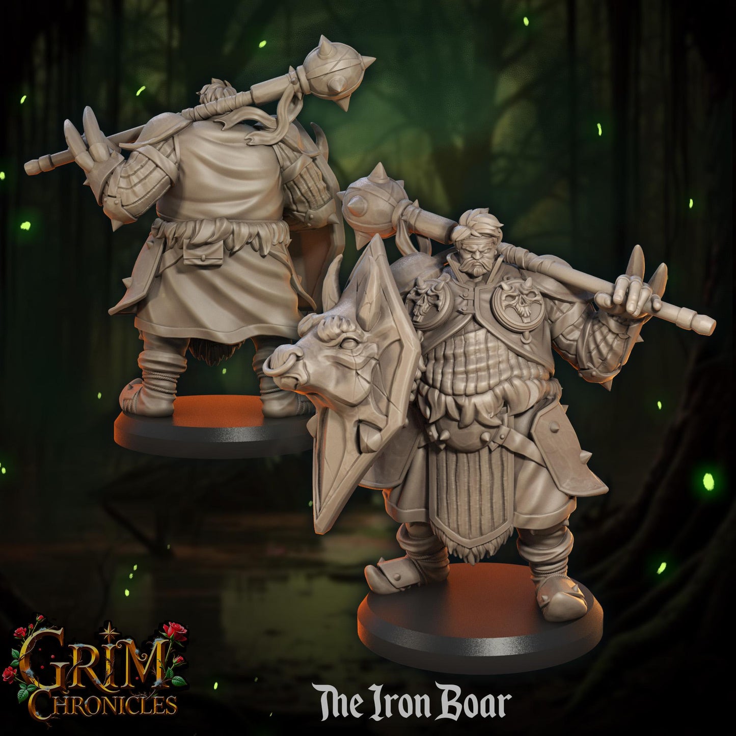 The Iron Boar from "Grim Chronicles" by Great Grimoire Miniatures