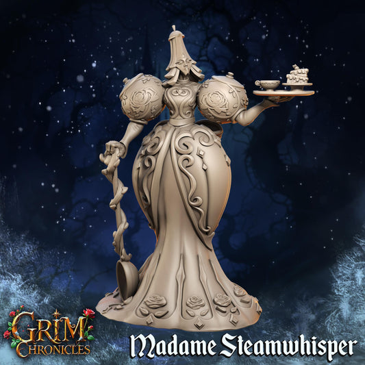 Madame Steamwhisper from "Grim Chronicles" by Great Grimoire Miniatures