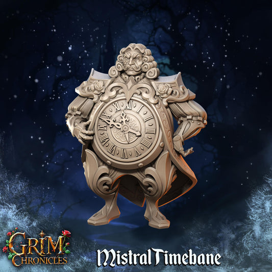 Mistral Timebane from "Grim Chronicles" by Great Grimoire Miniatures