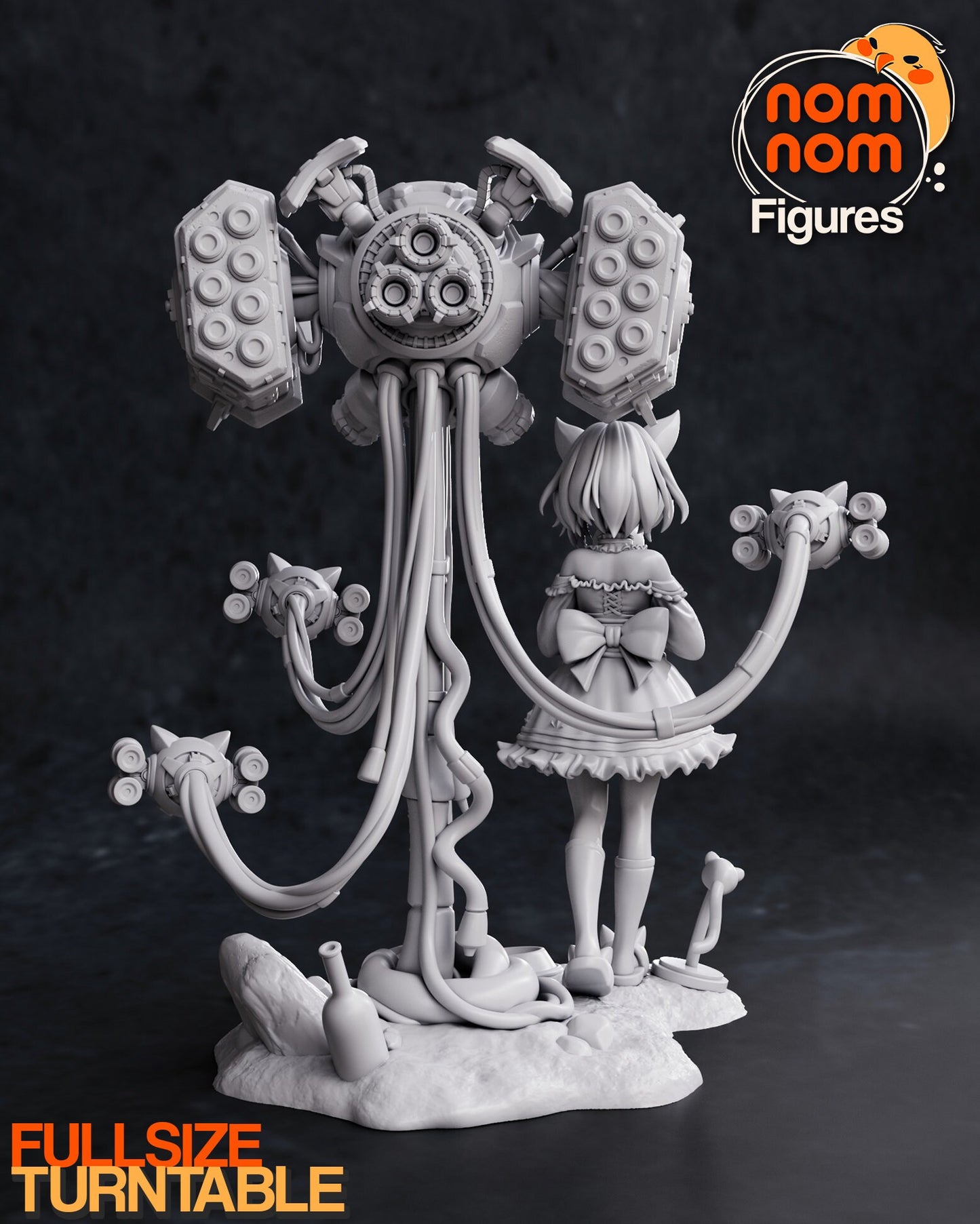 Luna x Tofu Statue Model Kit by Nomnom Figures