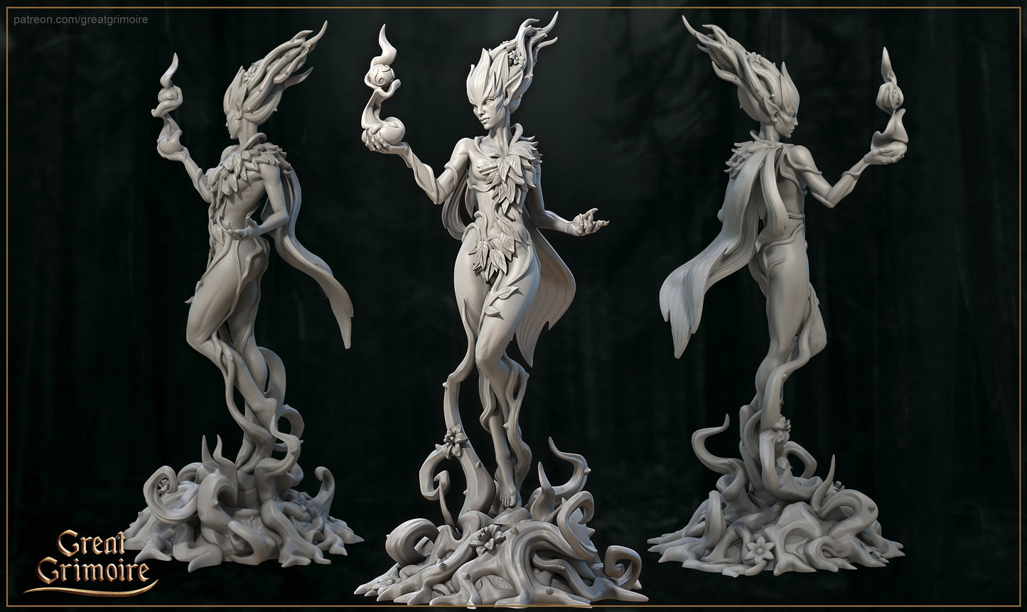 Nysa the Forest Nymph from "Bane of the Shrouded Woods" by Great Grimoire Miniatures
