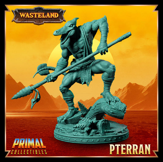 Pterran from Wasteland by Primal Collectibles Miniatures Heroquest RPG