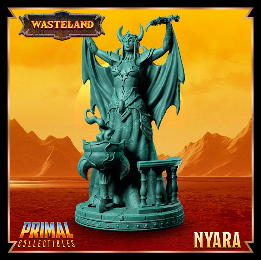 Sorcerer Queen - Nyara from Wasteland by Primal Collectibles Miniatures Heroquest RPG