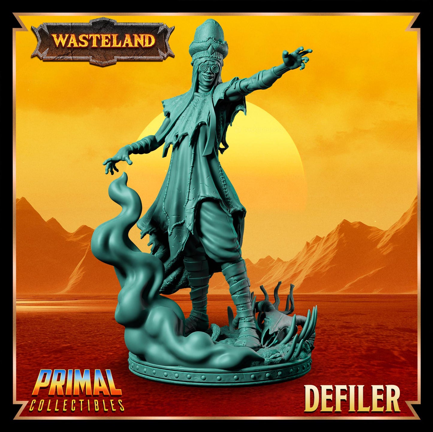 Defiler from Wasteland by Primal Collectibles Miniatures Heroquest RPG