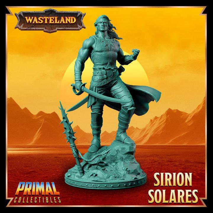 Sirion Solares from Wasteland by Primal Collectibles Miniatures Heroquest RPG