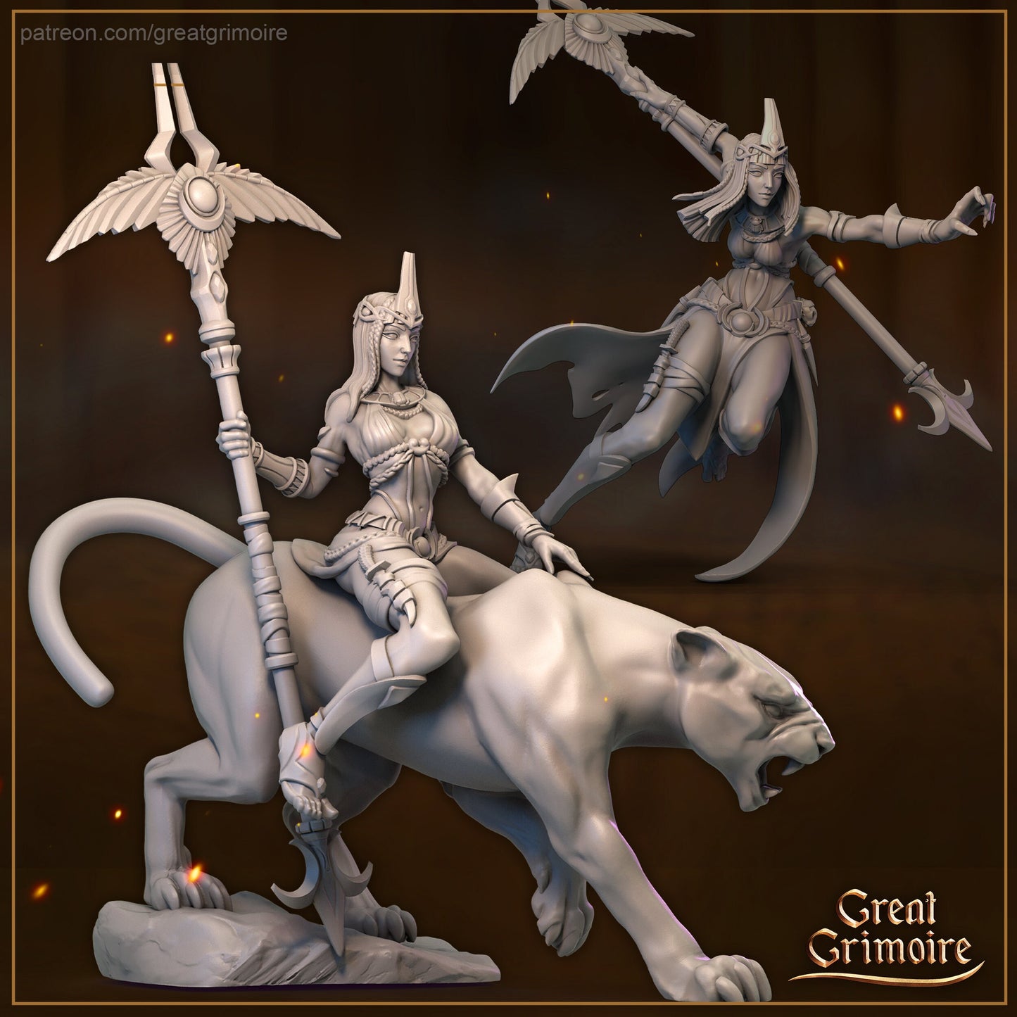 Dalia from "Road to the Afterlife" by Great Grimoire Miniatures RPG