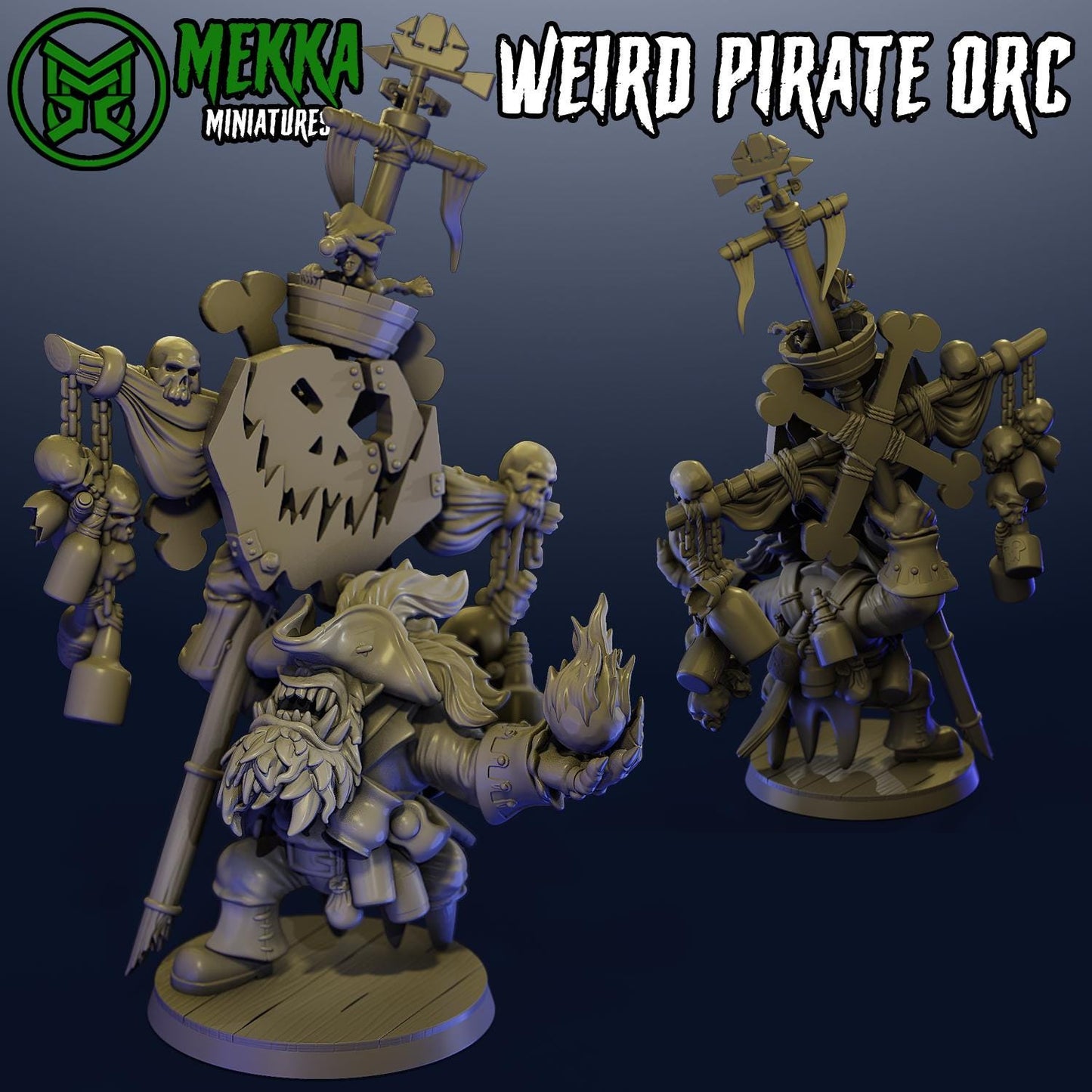 Weird Pirate Orc by Mekka Miniatures