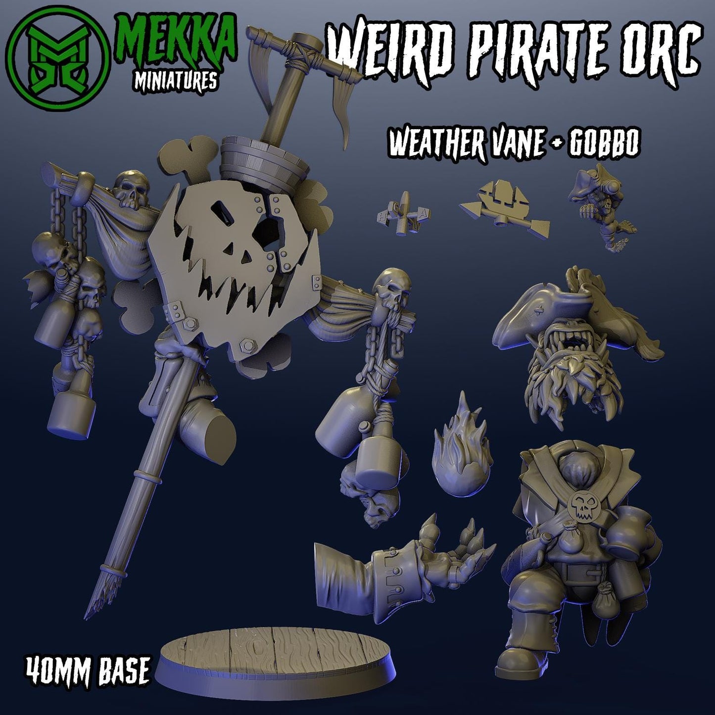 Weird Pirate Orc by Mekka Miniatures
