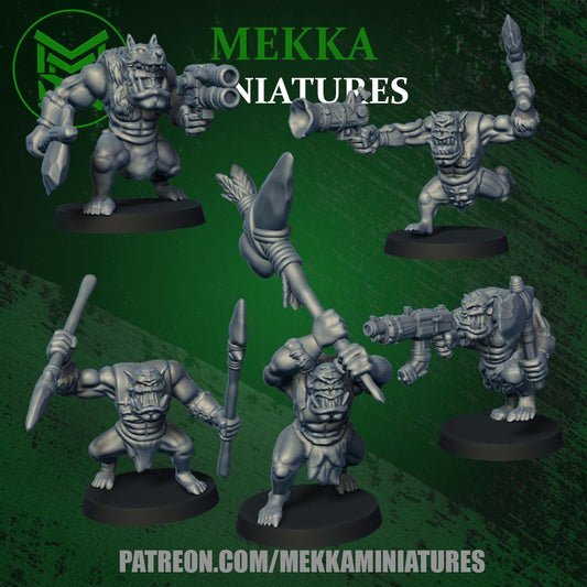 Feral Orcs by Mekka Miniatures