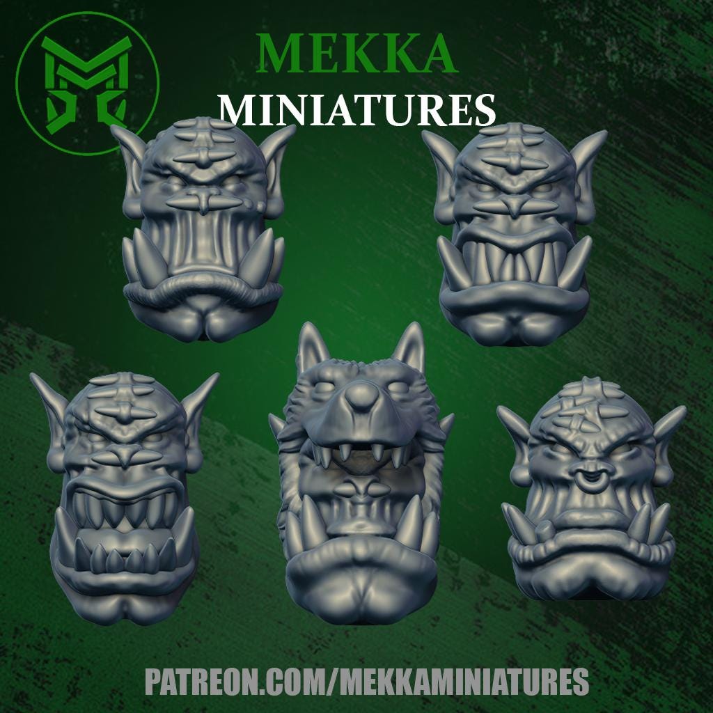 Feral Orcs by Mekka Miniatures