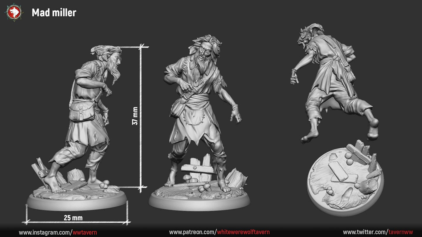 Mad Miller/Miller from "Cursed Mill" by White Werewolf Tavern