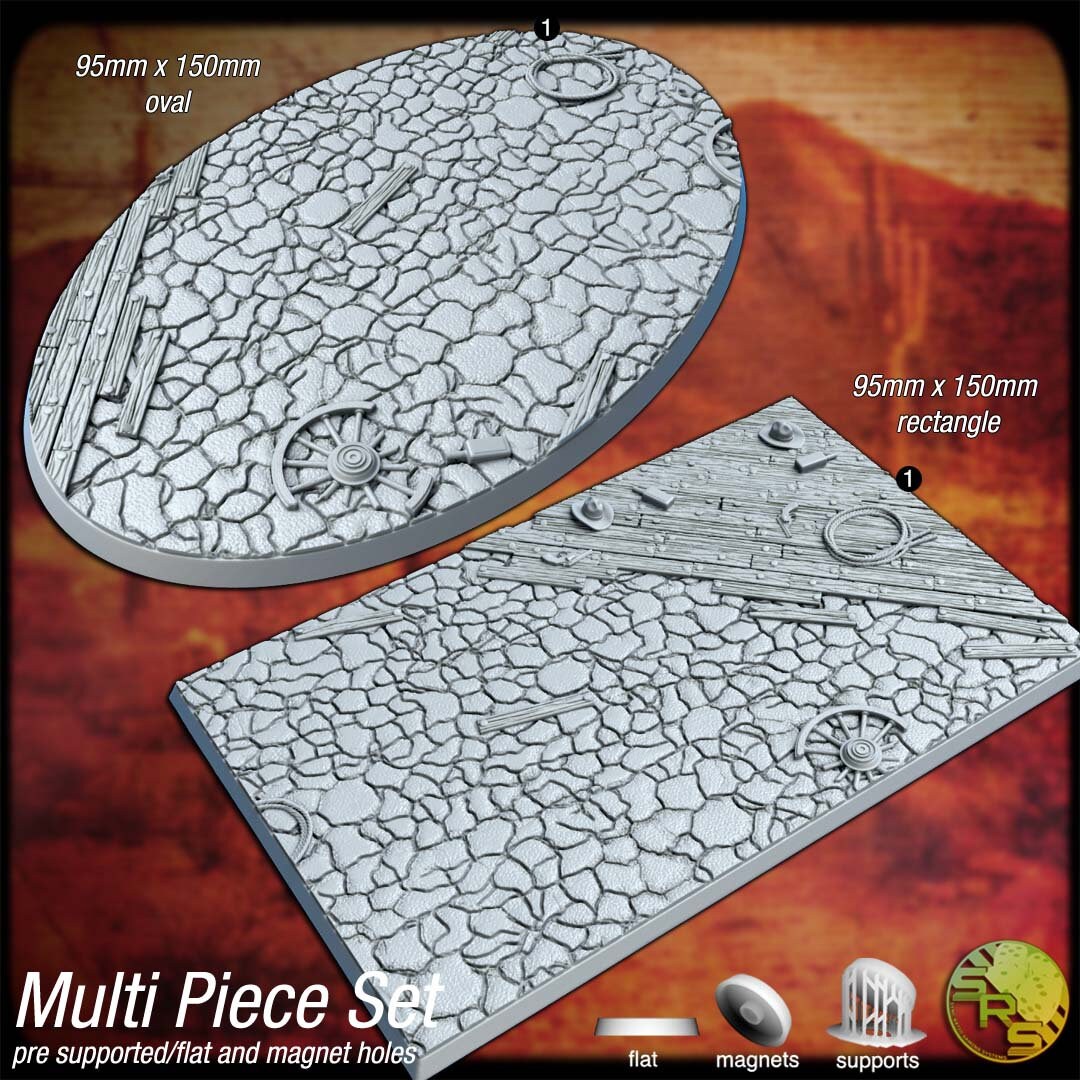 Western Bases by Where Legends Stand Miniatures