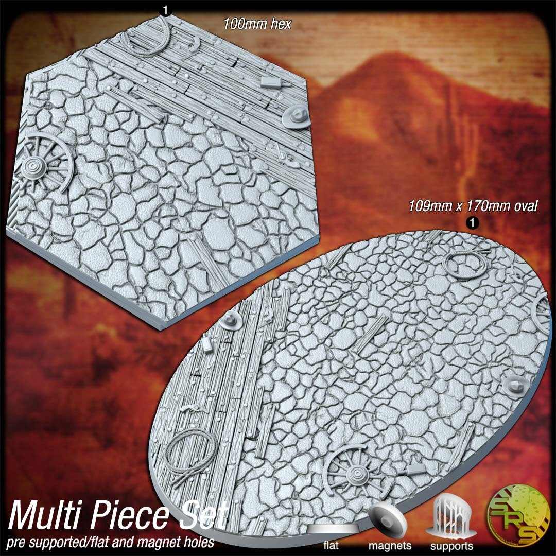 Western Bases by Where Legends Stand Miniatures