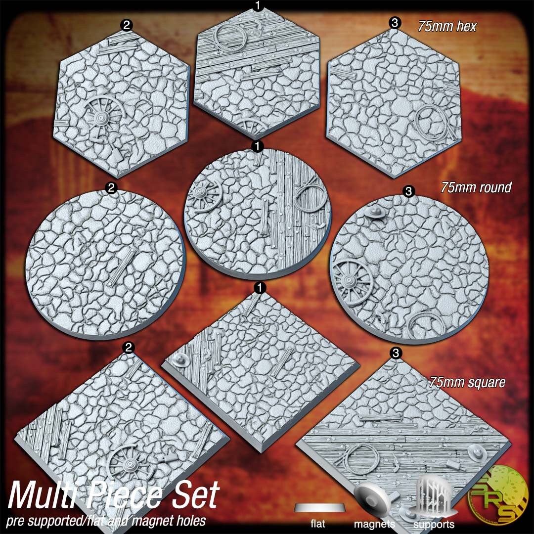 Western Bases by Where Legends Stand Miniatures