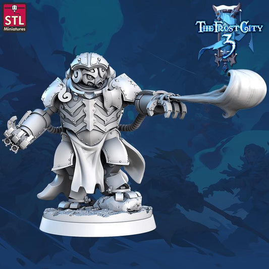 Fire Flinger Construct from Frost City 3 by STL Miniatures
