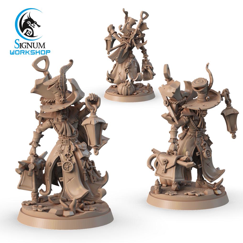 Undertaker with lantern from "Witches Sabbath" by Signum Workshop Miniatures
