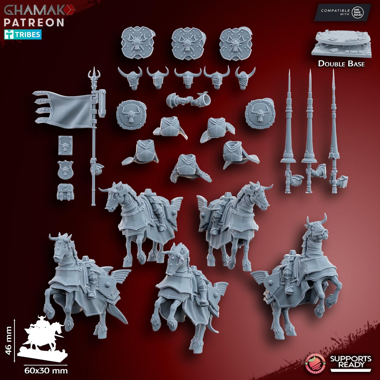 Taurus Knights mounted by Ghamak Miniatures