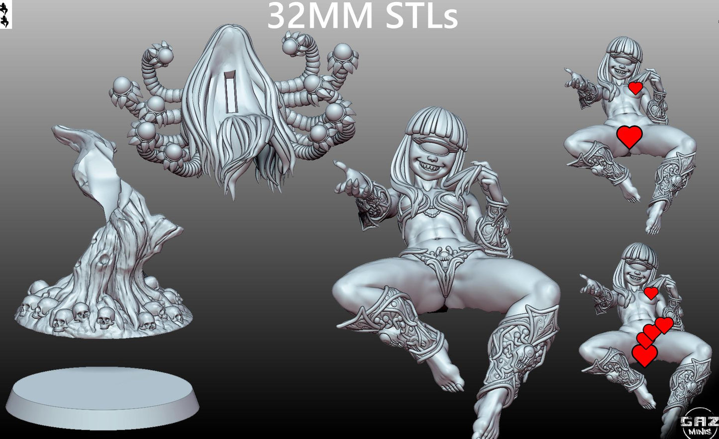 Oculana - Female Beholder by Gaz Minis