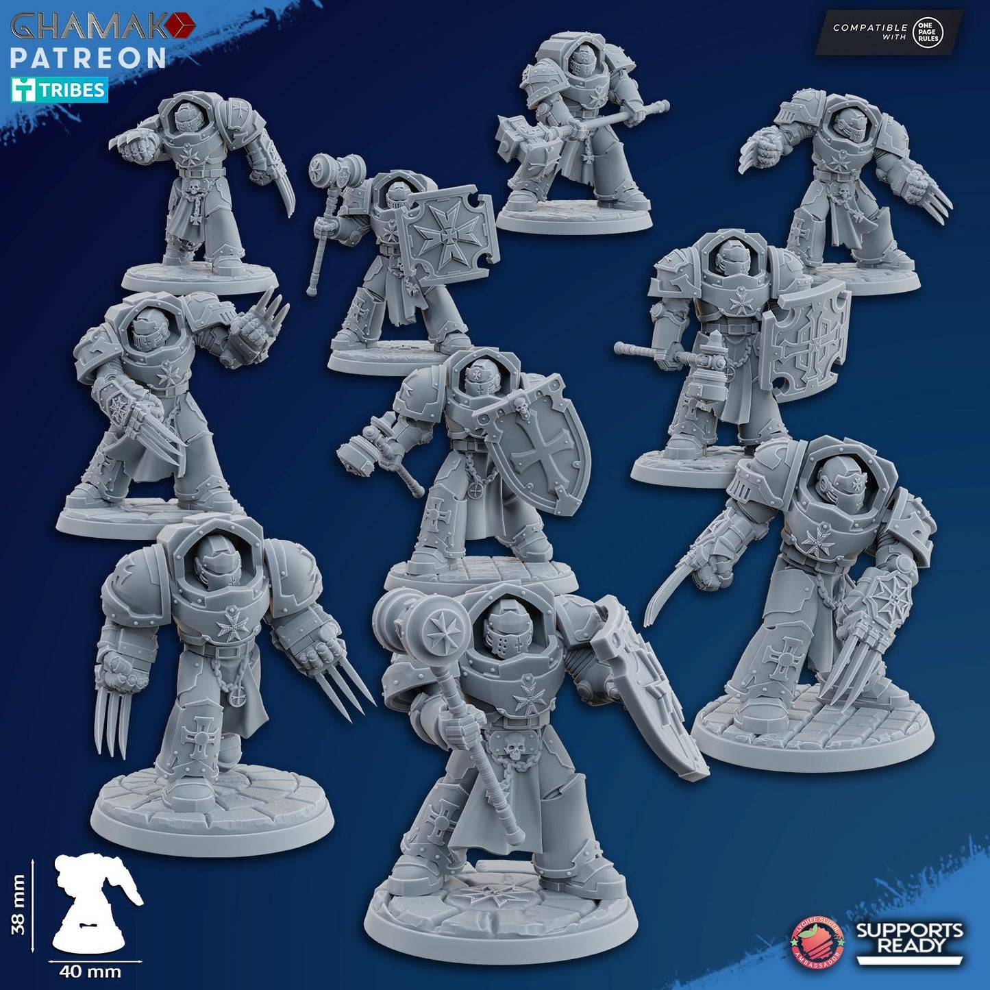 Temple Assault Exterminators by Ghamak Miniatures