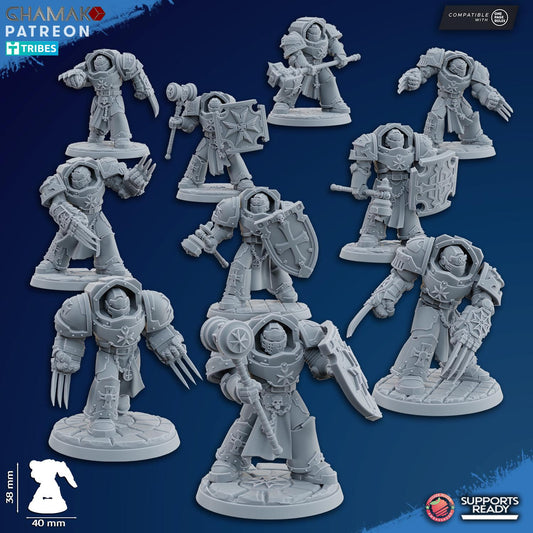 Temple Assault Exterminators by Ghamak Miniatures