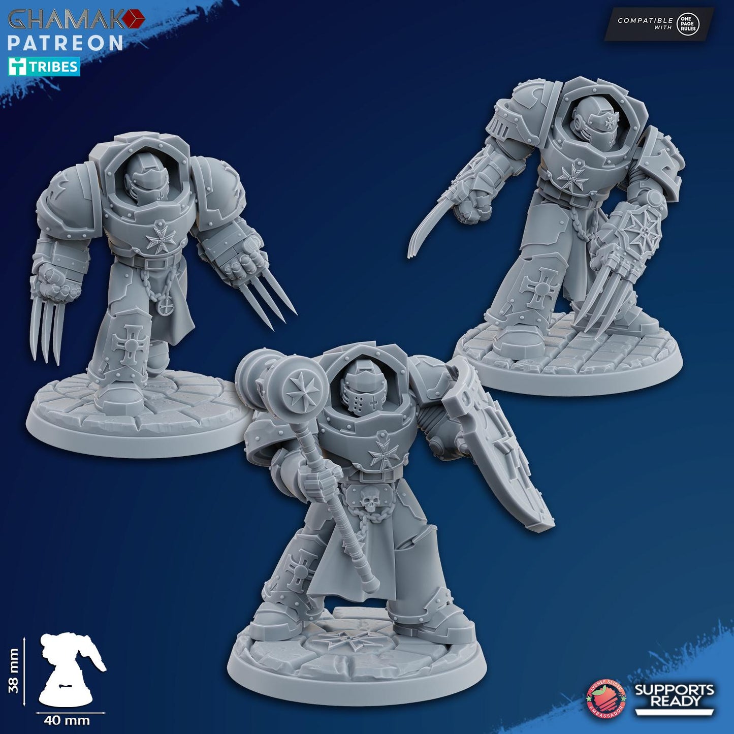Temple Assault Exterminators by Ghamak Miniatures