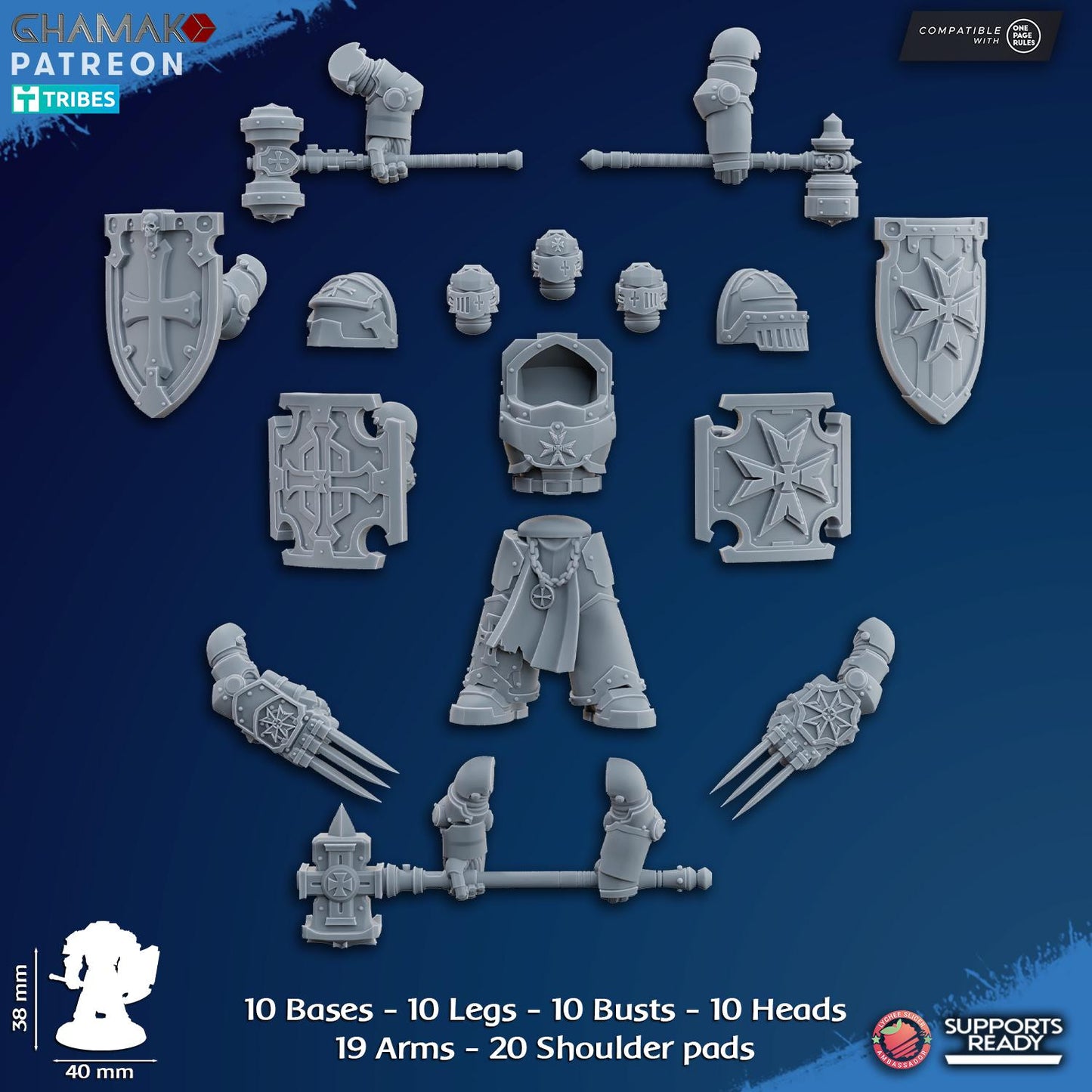Temple Assault Exterminators by Ghamak Miniatures