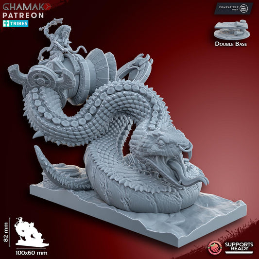 God Prince on snake by Ghamak Miniatures