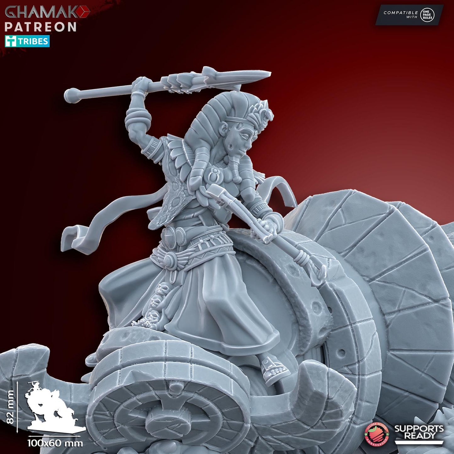 God Prince on snake by Ghamak Miniatures