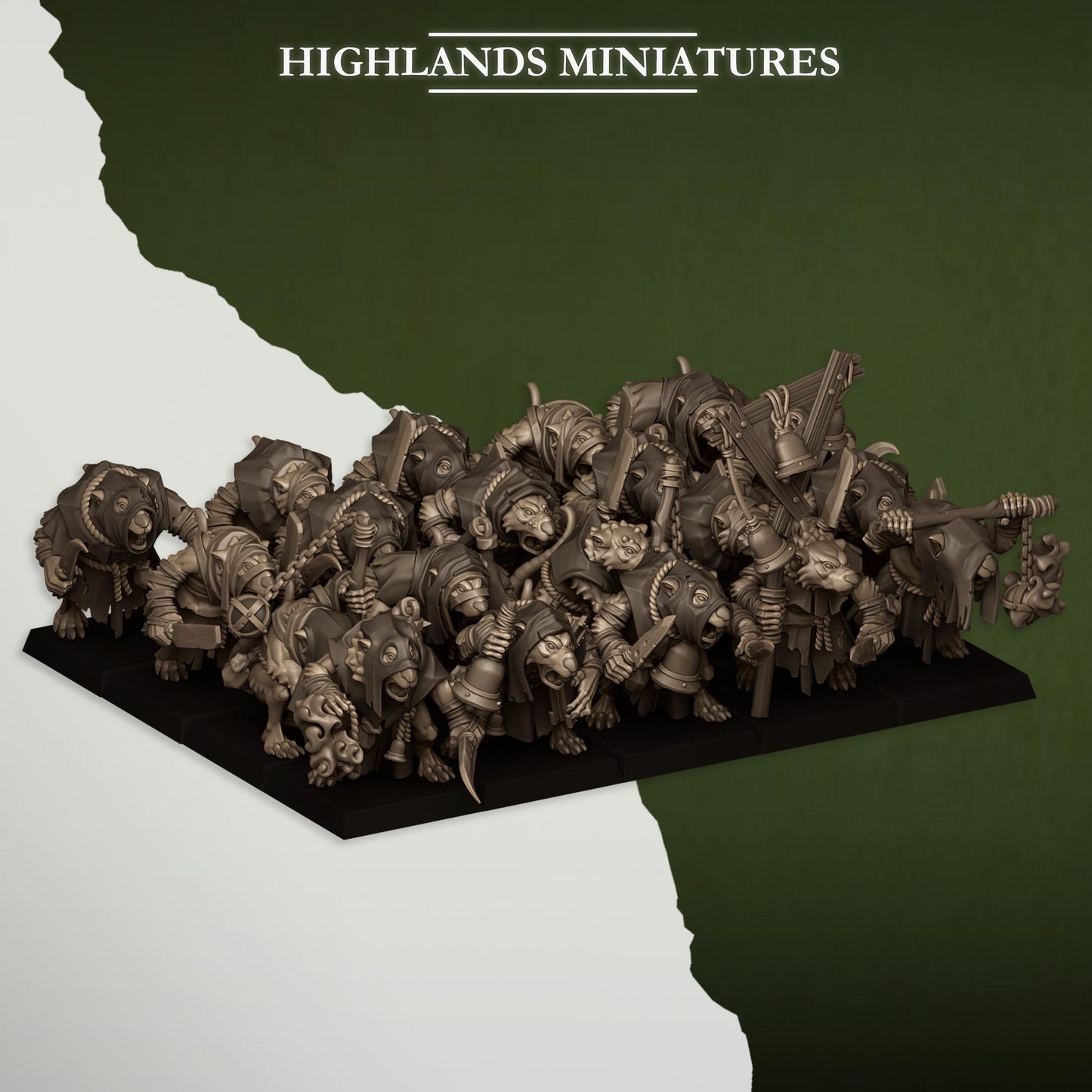 Vermin Acolytes Unit Vermin Army By Highland Miniatures