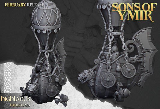 Dwarf Flying Machine by Highland Miniatures
