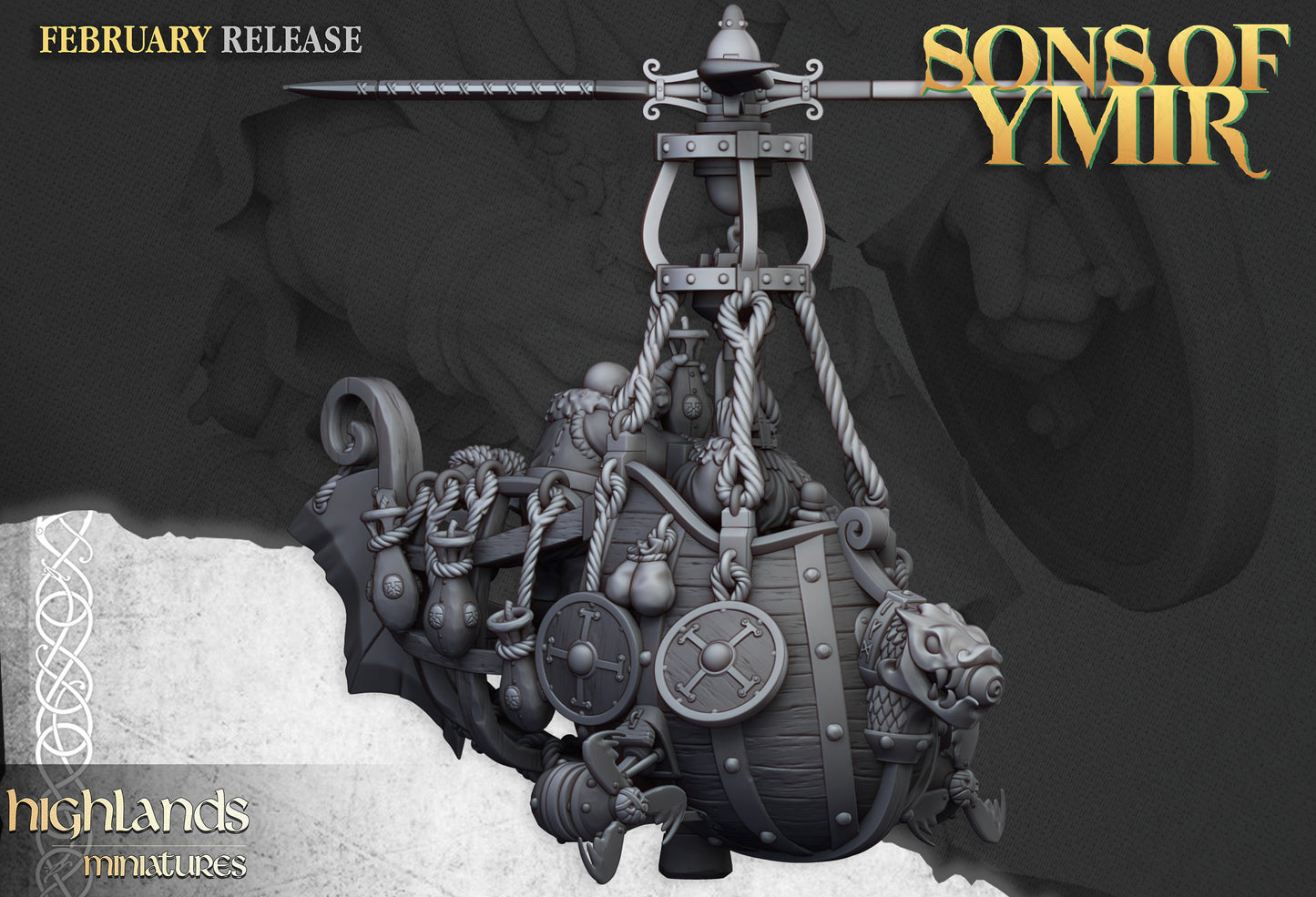 Dwarf Flying Machine by Highland Miniatures